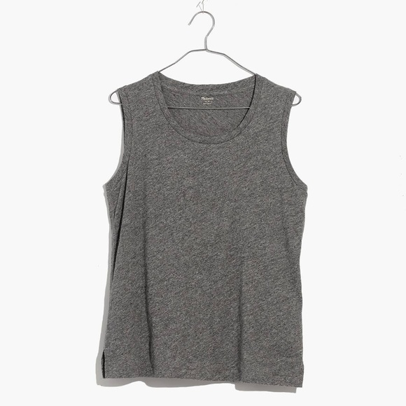 [NWT] Madewell Ex-Boyfriend Muscle Tank in Gray - Picture 3 of 7